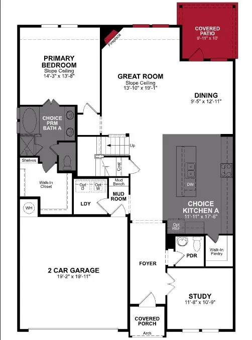 Beazer Homes at Churchill Cascade floorplan