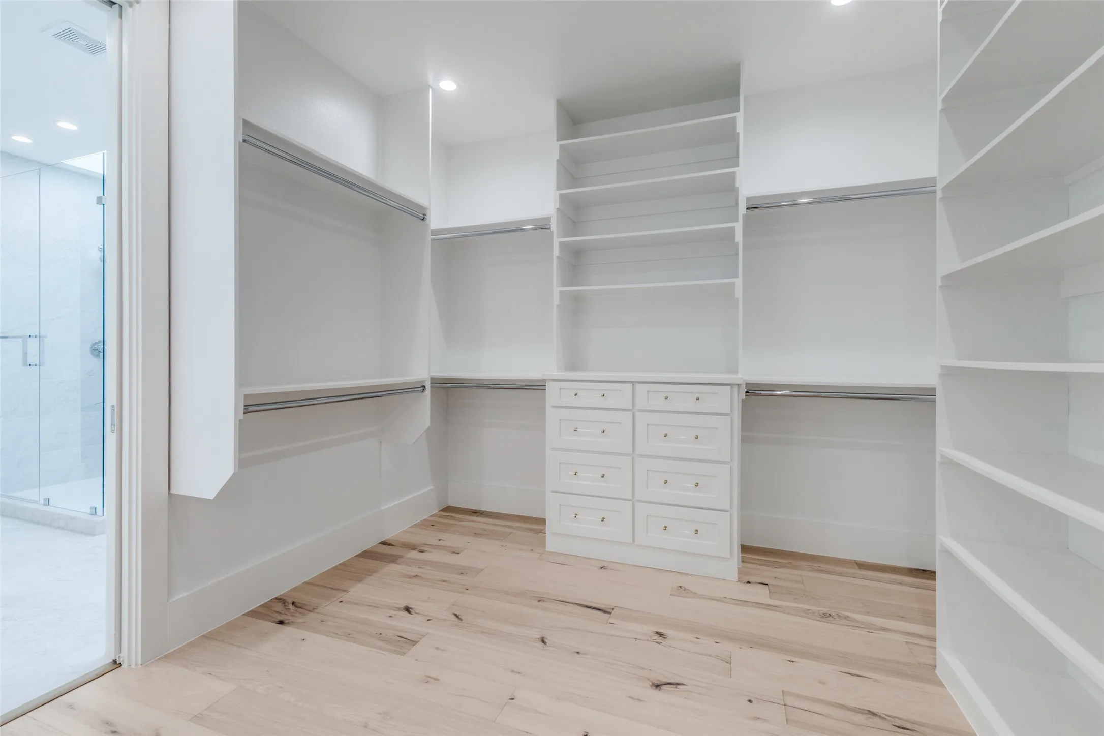 Spacious Primary Closet