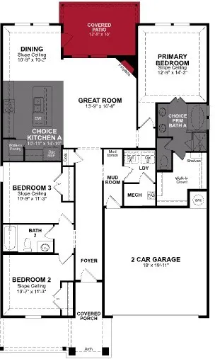 Beazer Homes at Churchill Sierra floorplan