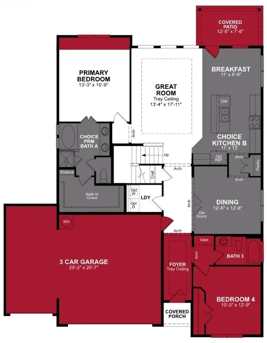 Beazer Homes at Goodland Avalon floorplan