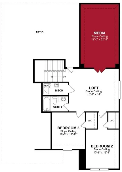 Beazer Homes at Goodland Avalon floorplan