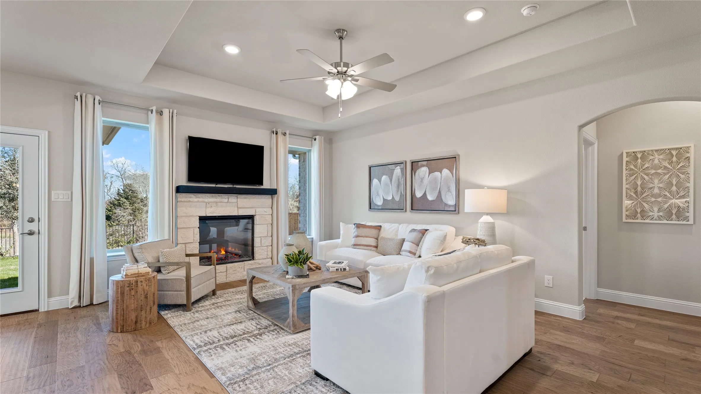 Beazer Homes at Goodland Avalon floorplan. This is not a photo of the actual home, but is a photo of the actual Avalon floorplan
