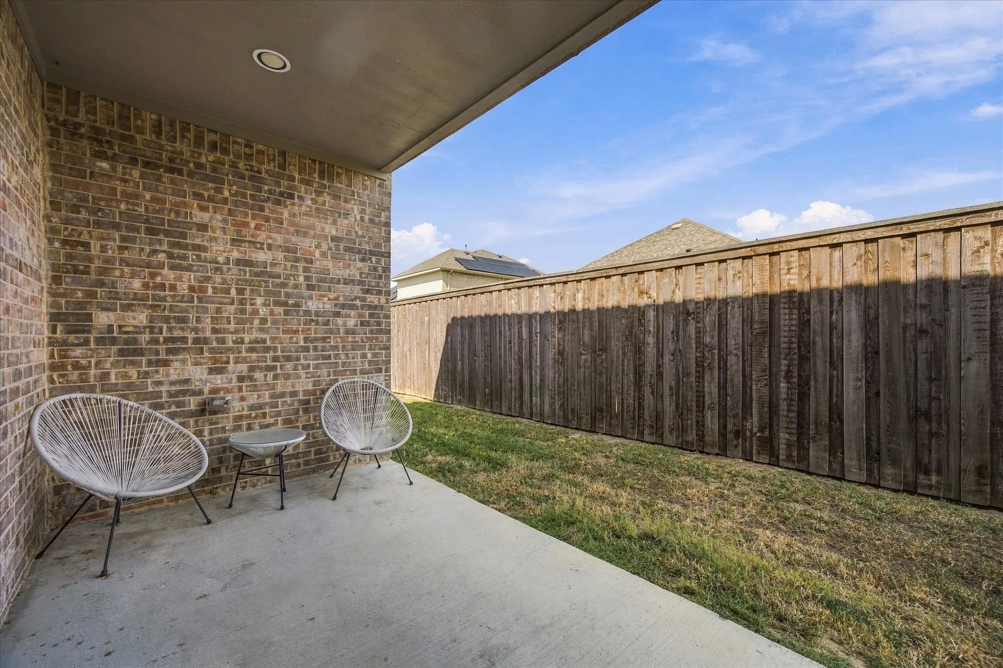 Outdoor entertaining happens here