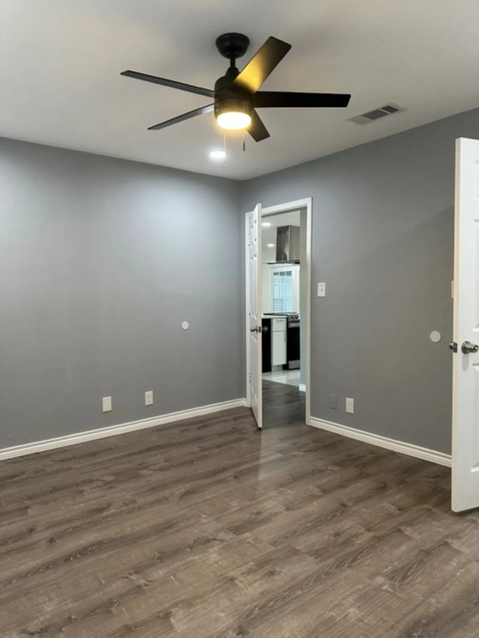 View looking into open living area