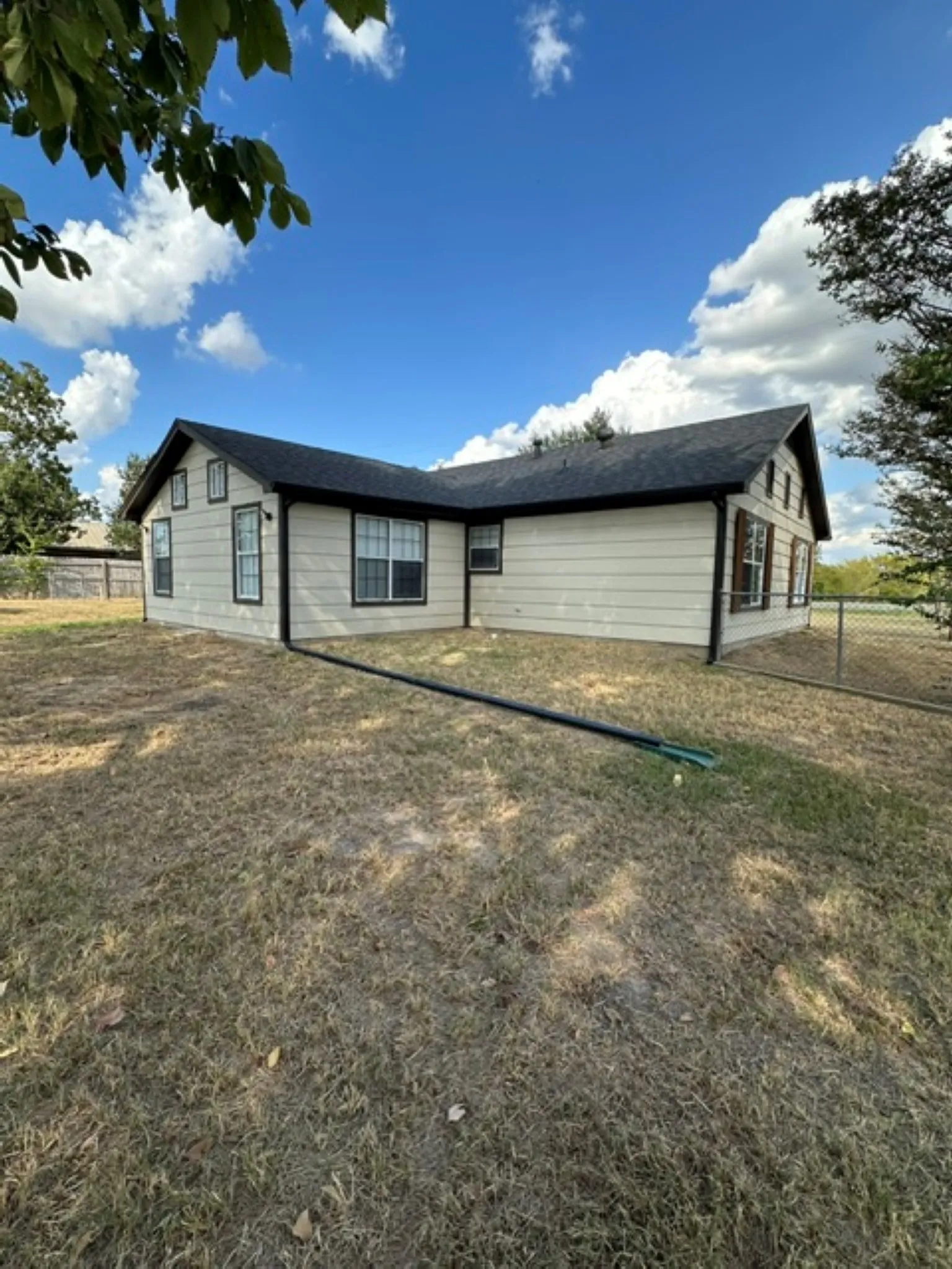 Back of house looking at office