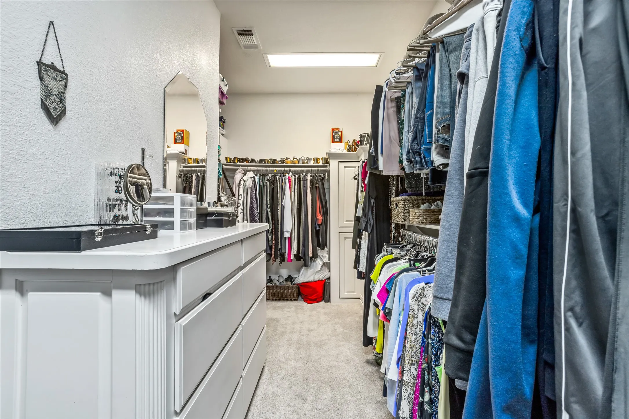 Walk through closet