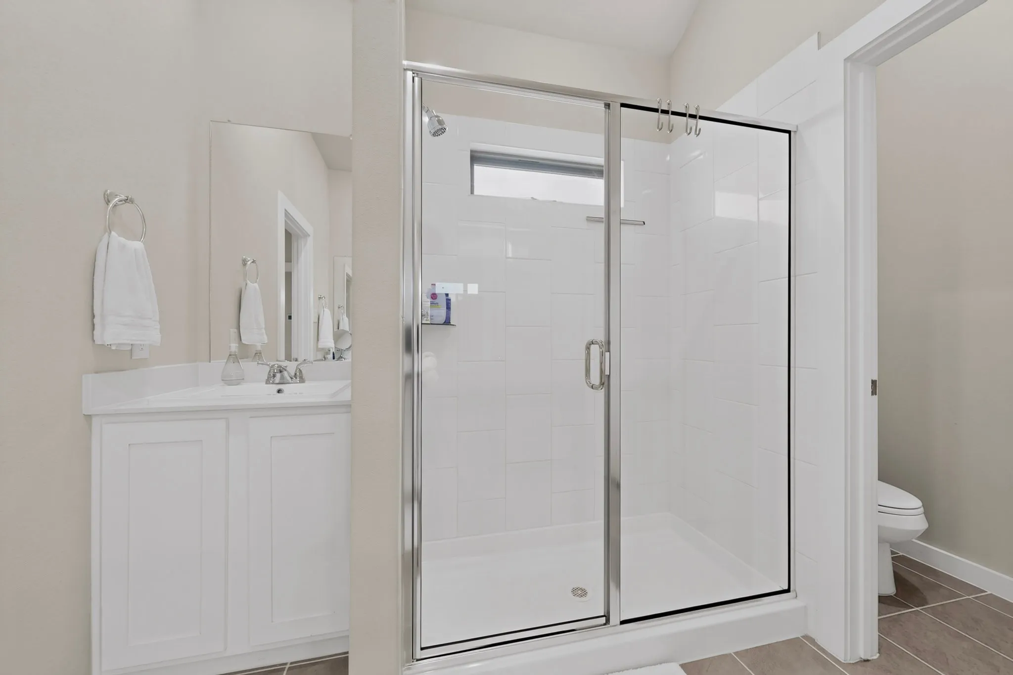 2nd Vanity Area and walk in shower