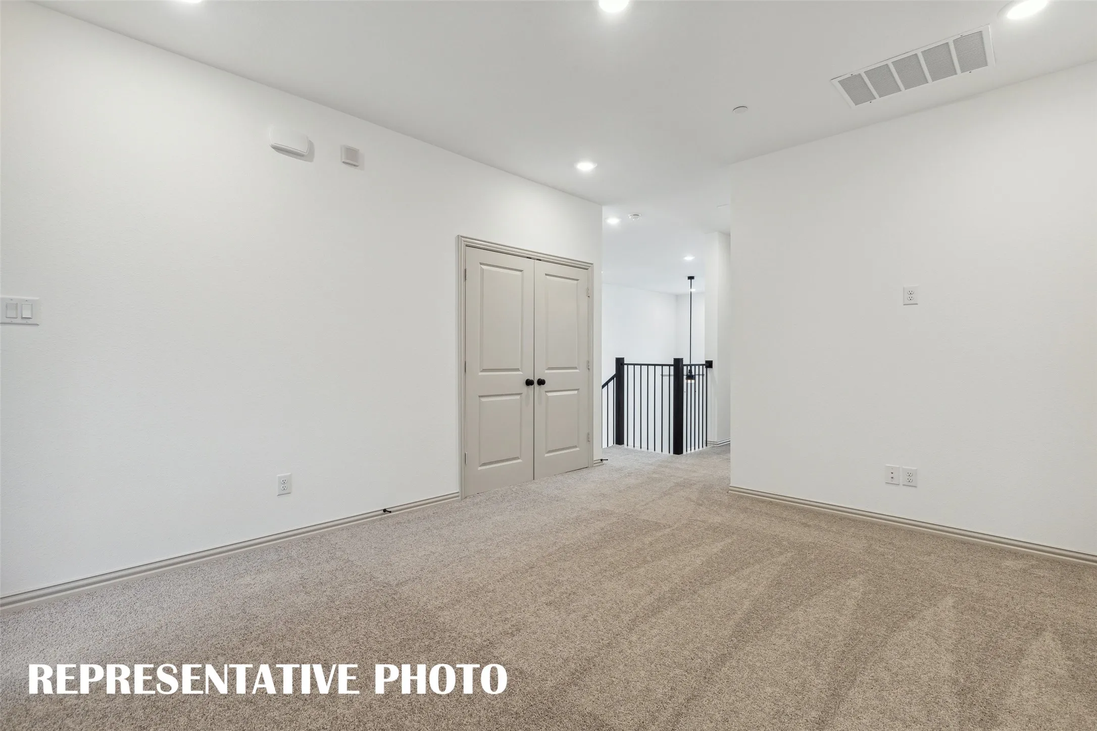The upstairs game room is the perfect place to enjoy some family fun time!  REPRESENTATIVE PHOTO