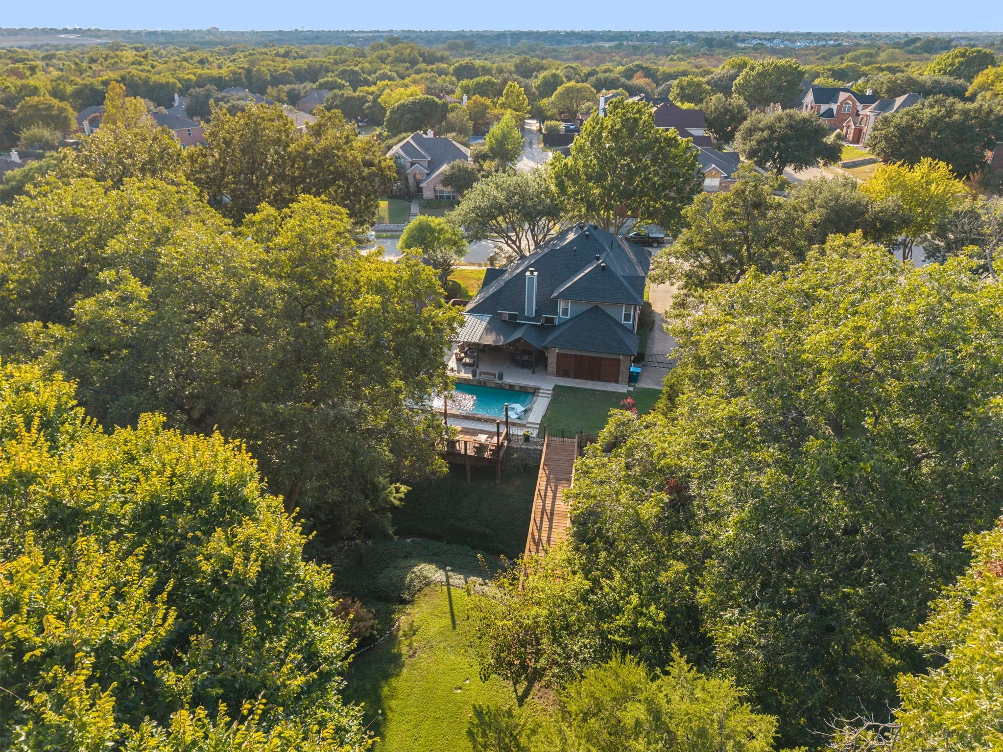 Stunning view of the lot!