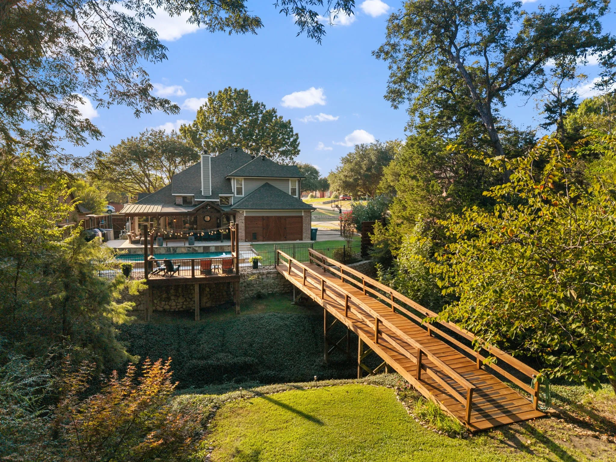 Stunning dream home on a half acre lot