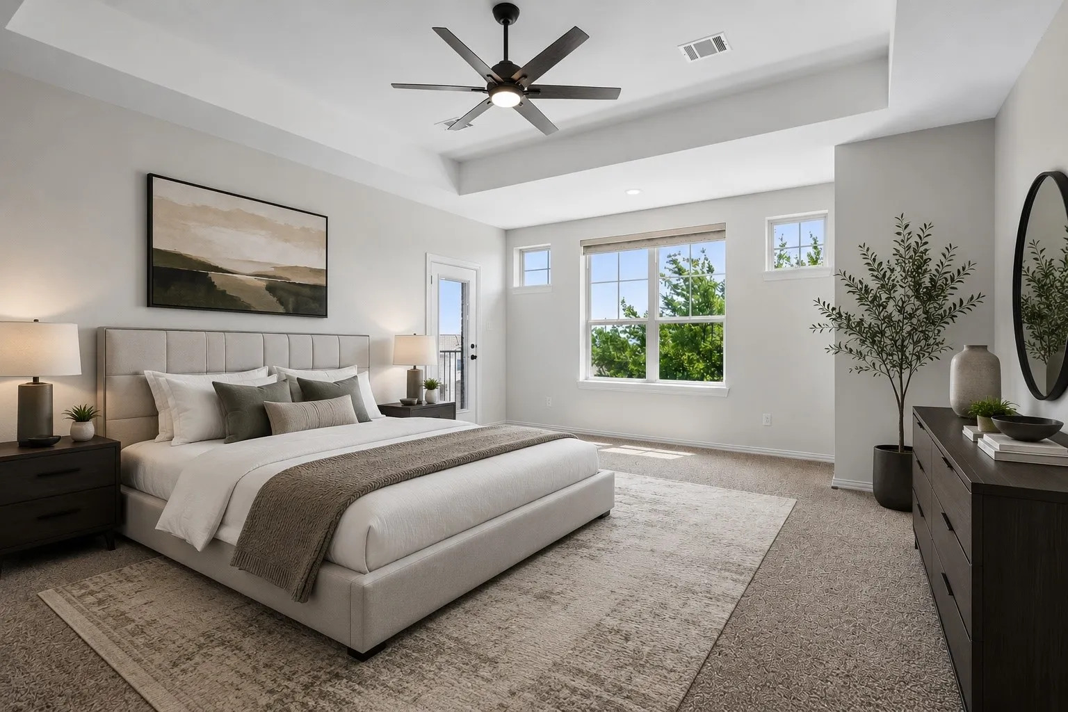 Primary Bedroom, Virtually Staged