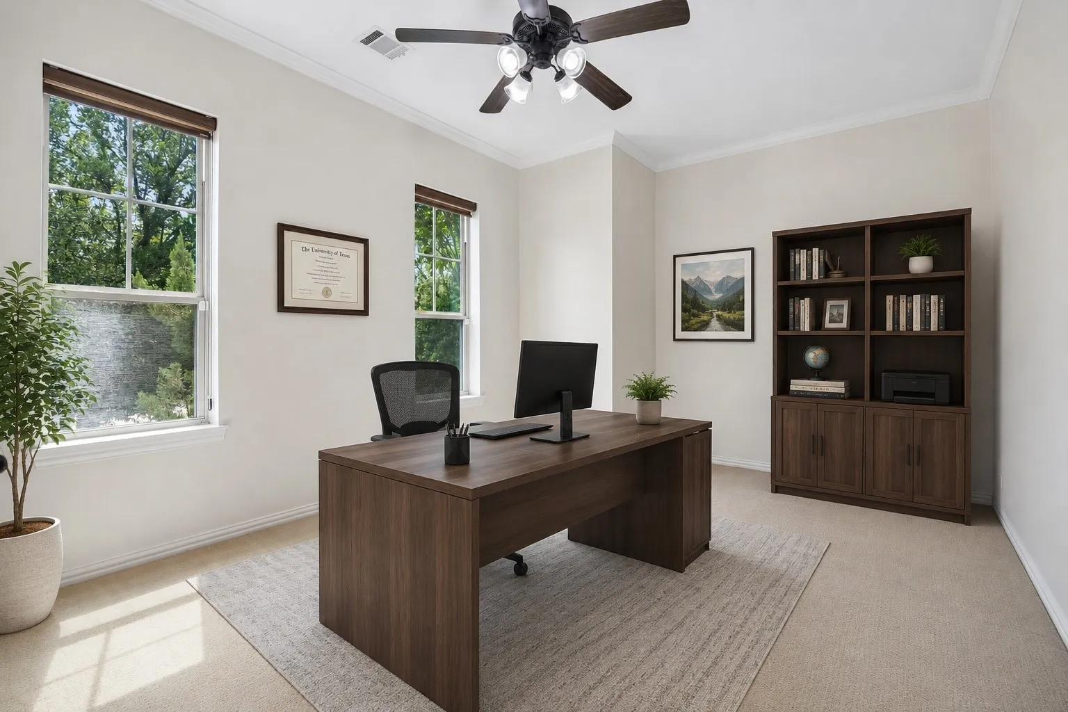 Downstairs Office