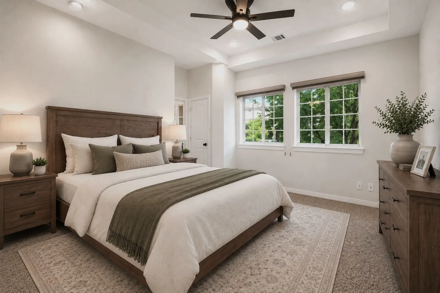 Downstairs Guest Suite, Virturally Staged