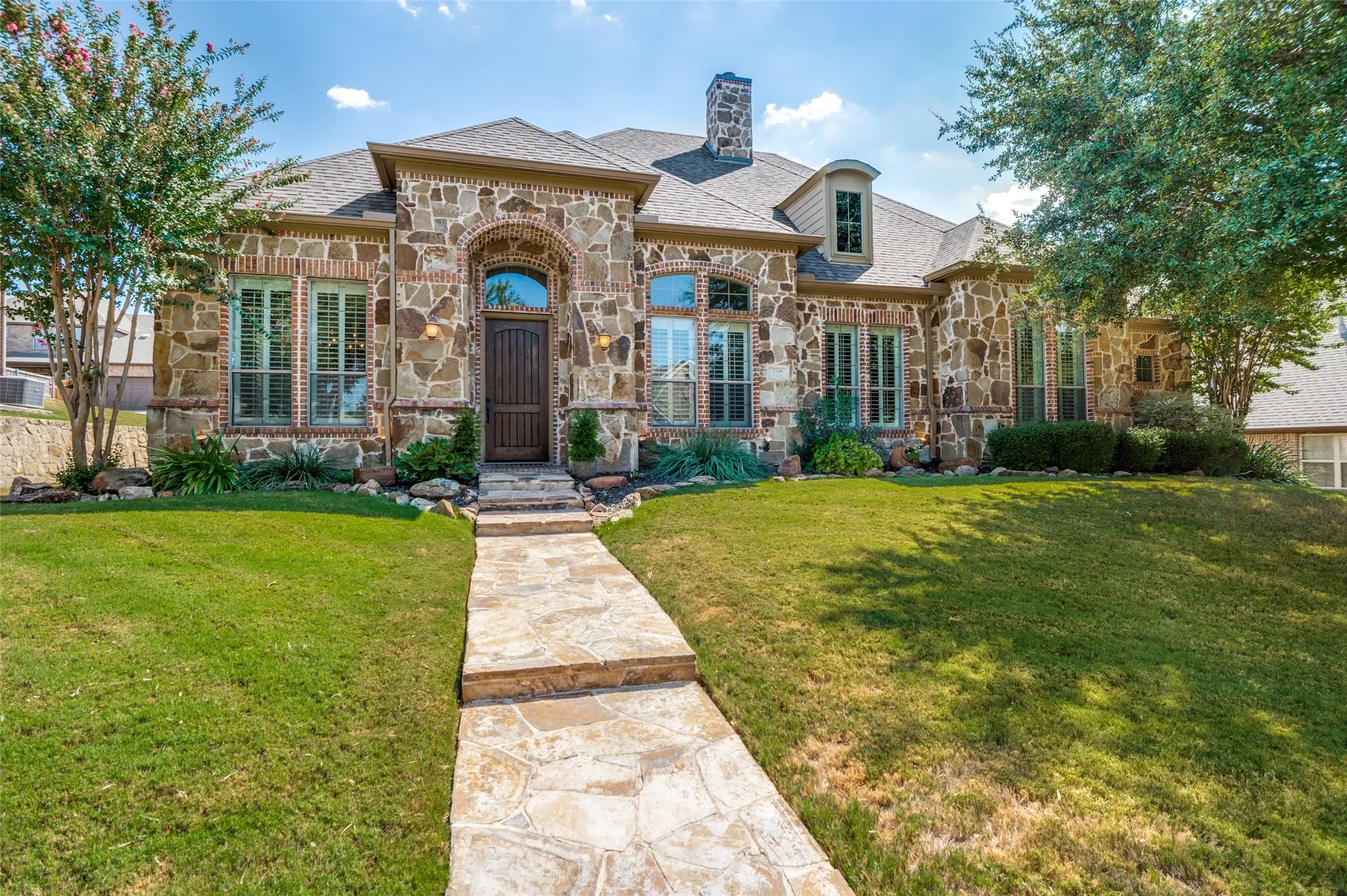 Beautiful curb appeal at2105 Camden, in Village Creek!