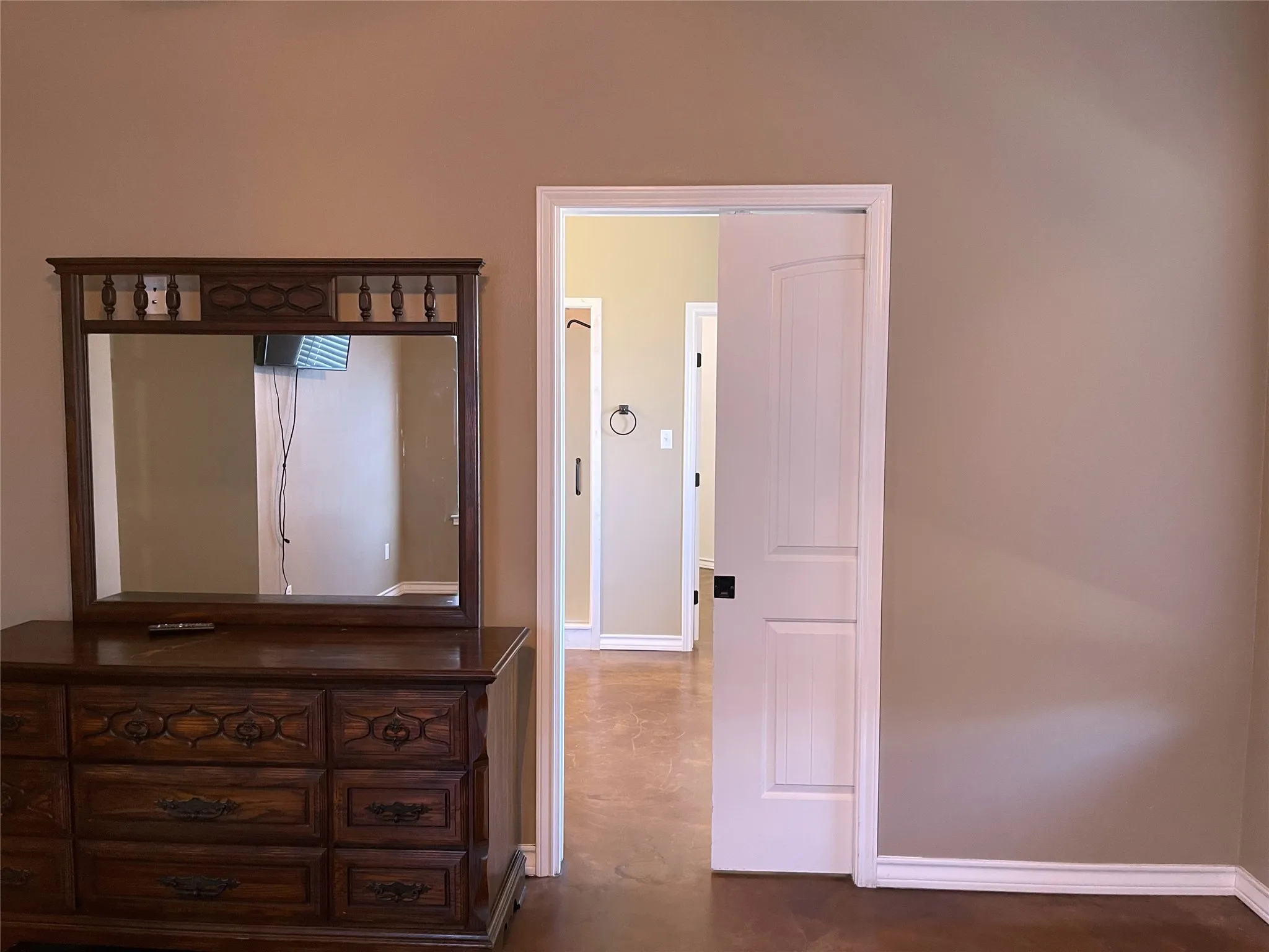 Pocket door access to Primary Bathroom