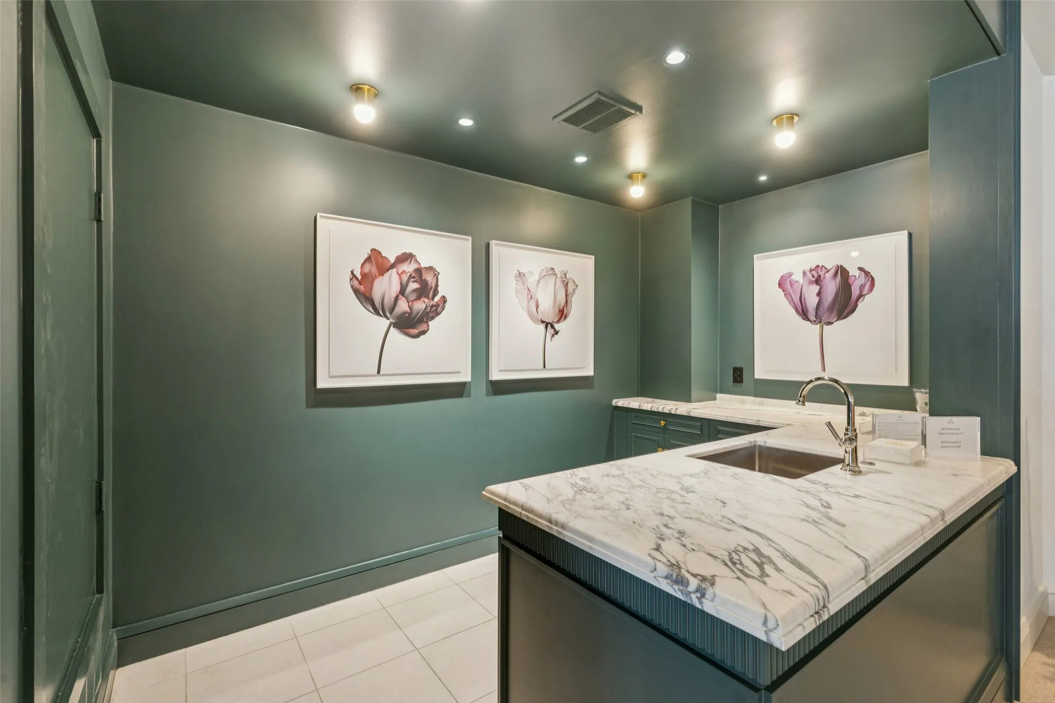 Recently remodeled kitchen in Owners' Salon