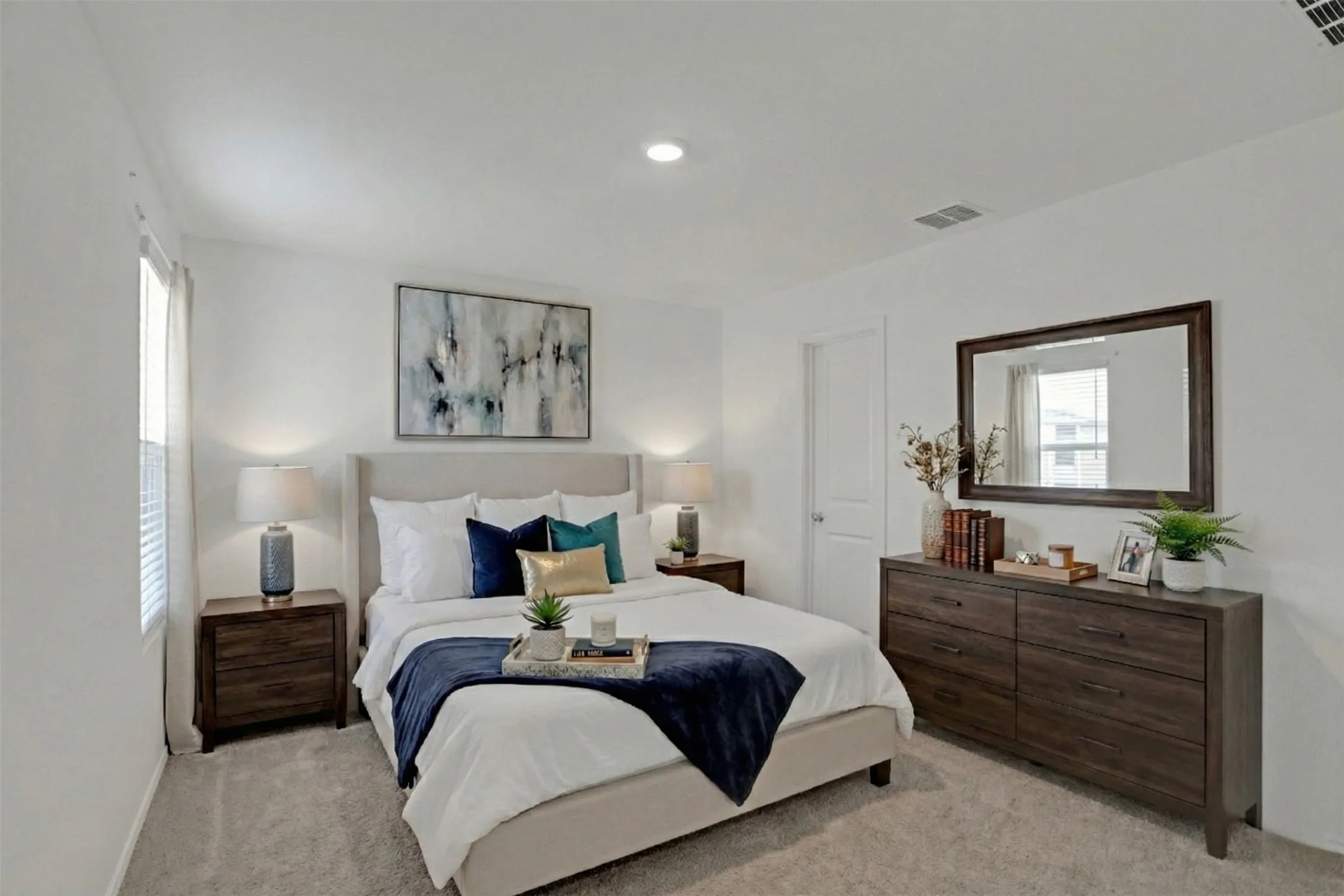Virtually staged image. Furniture and décor are not included