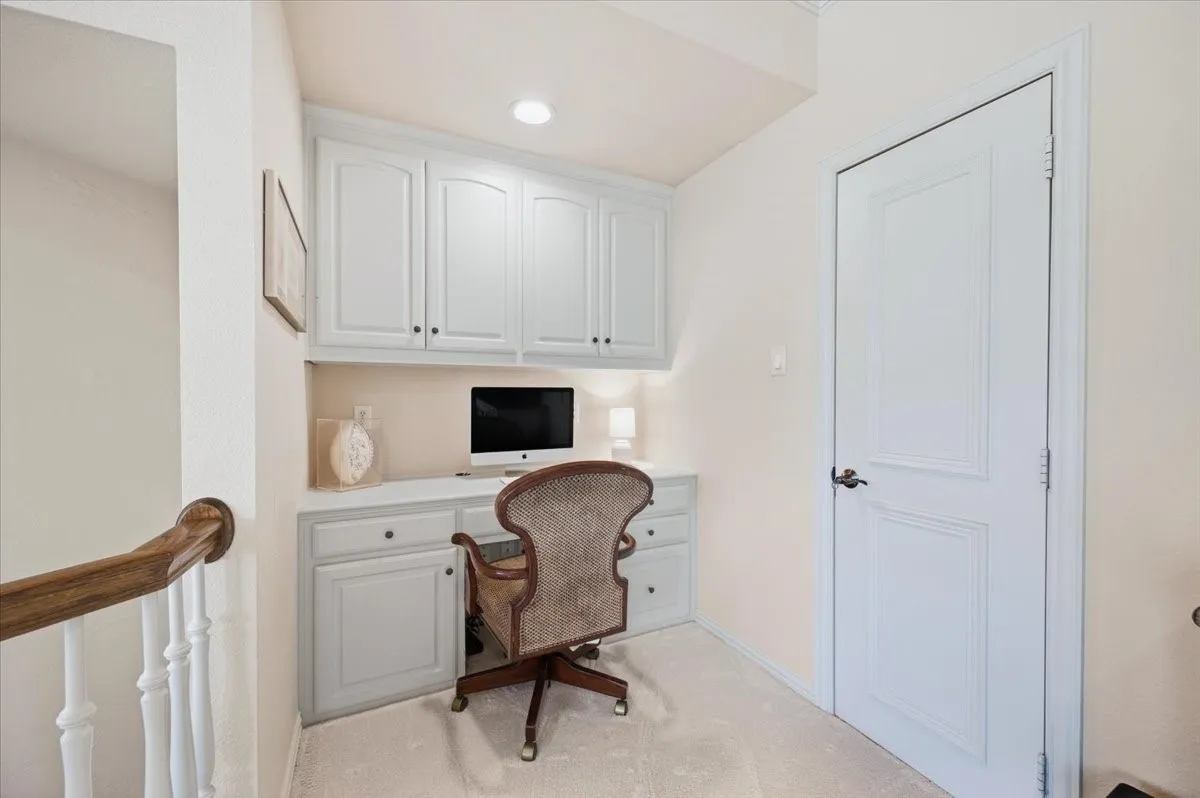 Door on right leads to exceptional walk-out attic storage.