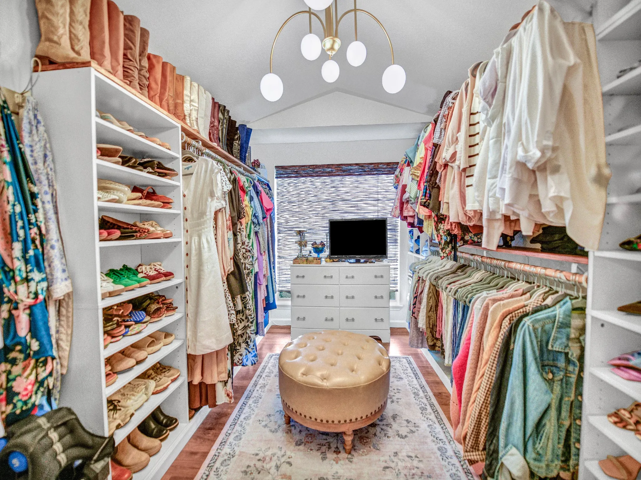 Massive custom walk-in  closet