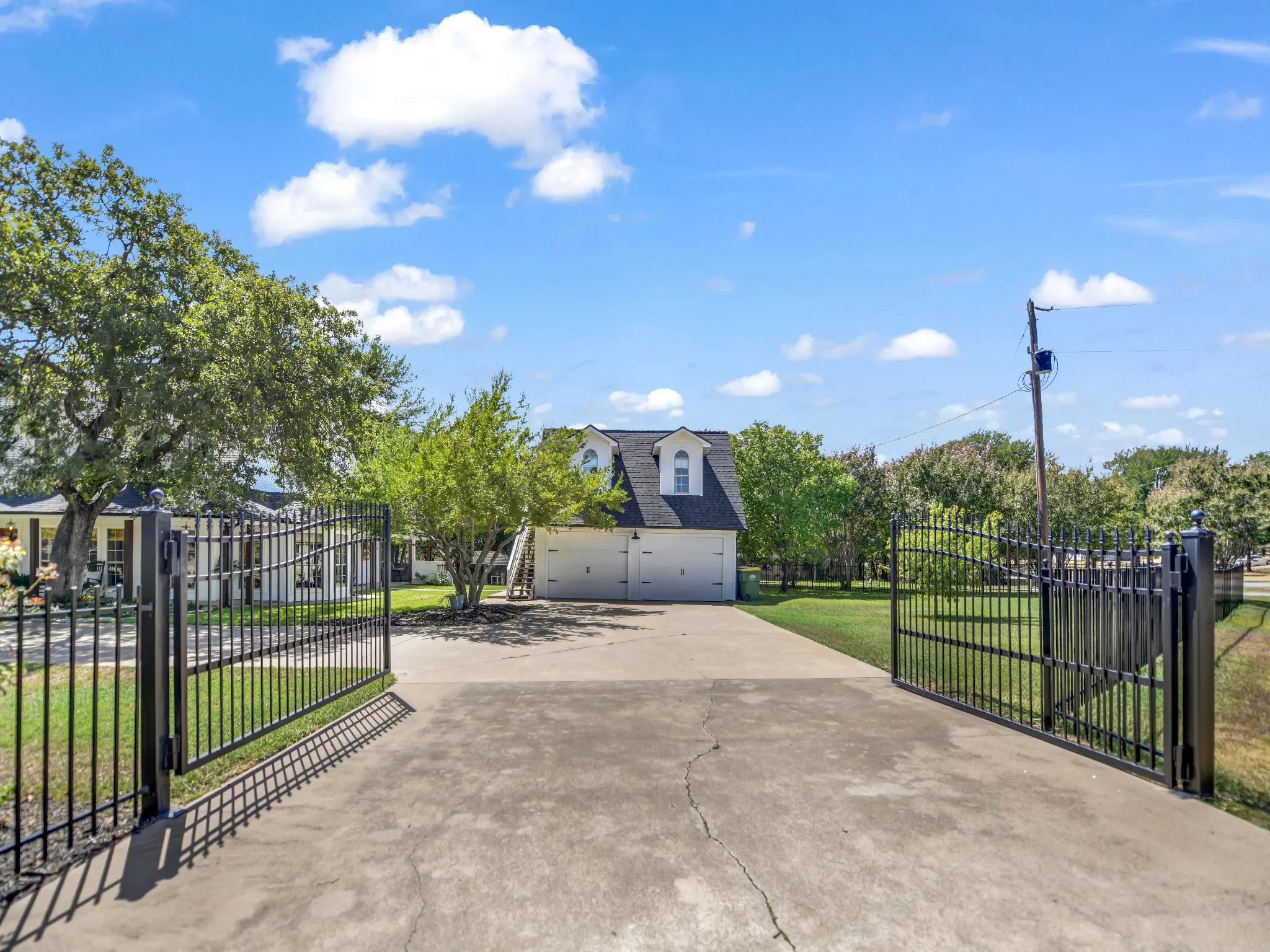 Front gated entrance