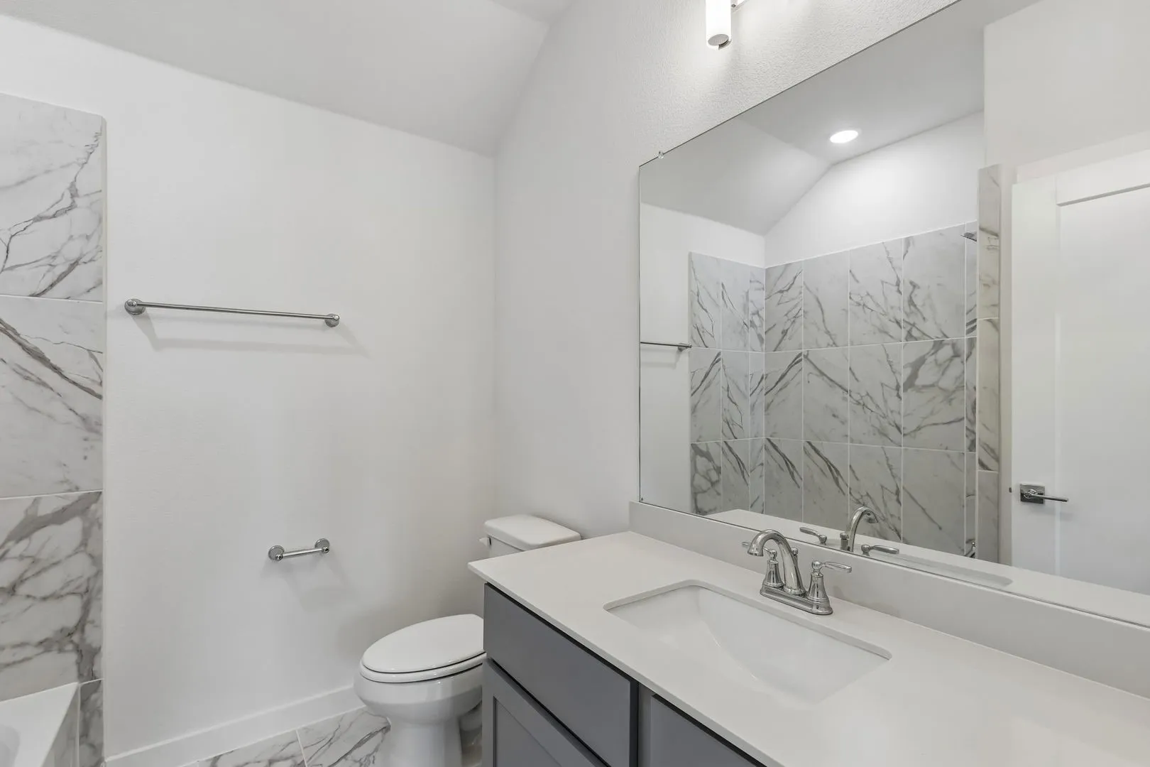 Bathroom in the Claret home plan by Trophy Signature Homes – REPRESENTATIVE PHOTO