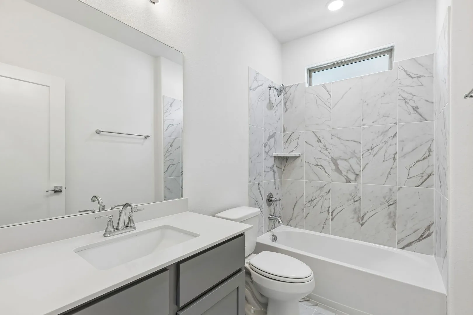 Bathroom in the Claret home plan by Trophy Signature Homes – REPRESENTATIVE PHOTO