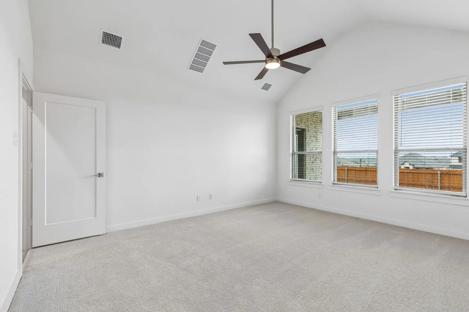 Primary Suite in the Claret home plan by Trophy Signature Homes – REPRESENTATIVE PHOTO