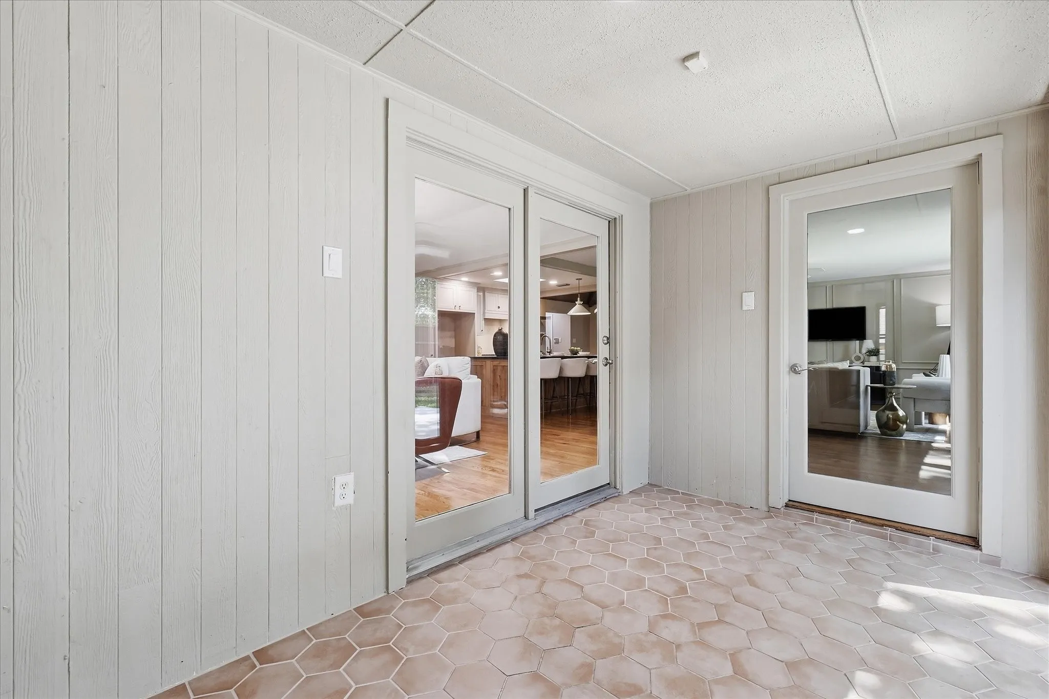Sunroom off Living Area Space