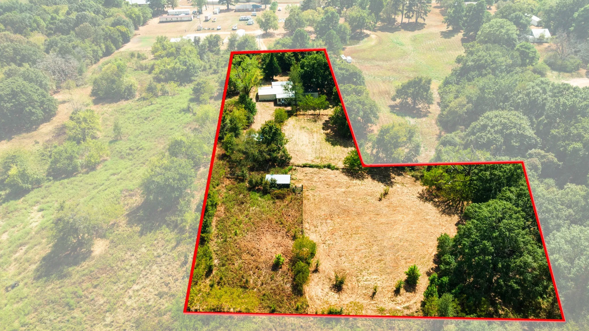 2.619-acre property boundary shown for orientation