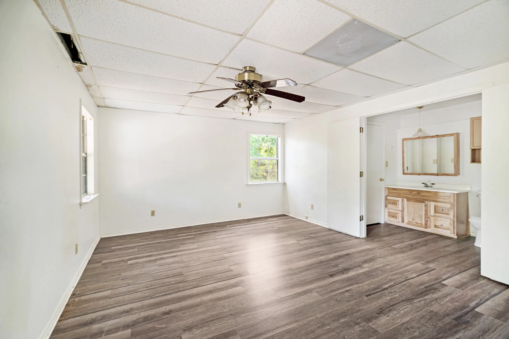 Primary ensuite, large with natural light