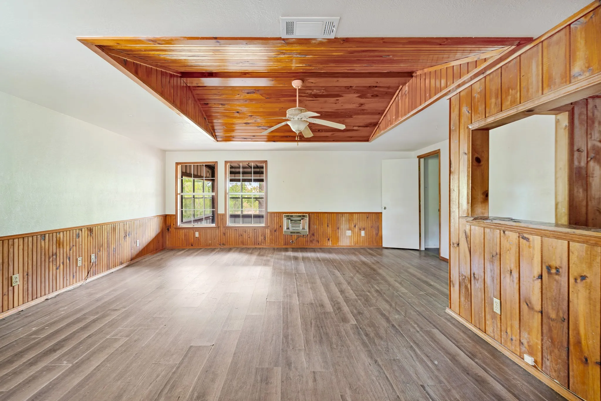 Multiple living areas create flexibility for everyday life