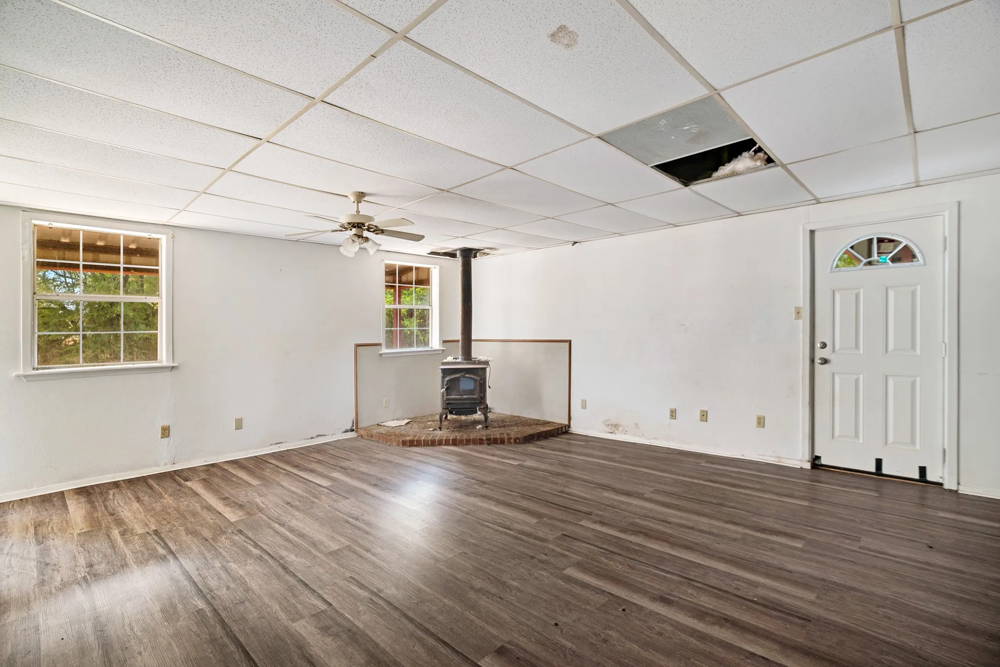 Another view of the open living area and flexible floor plan