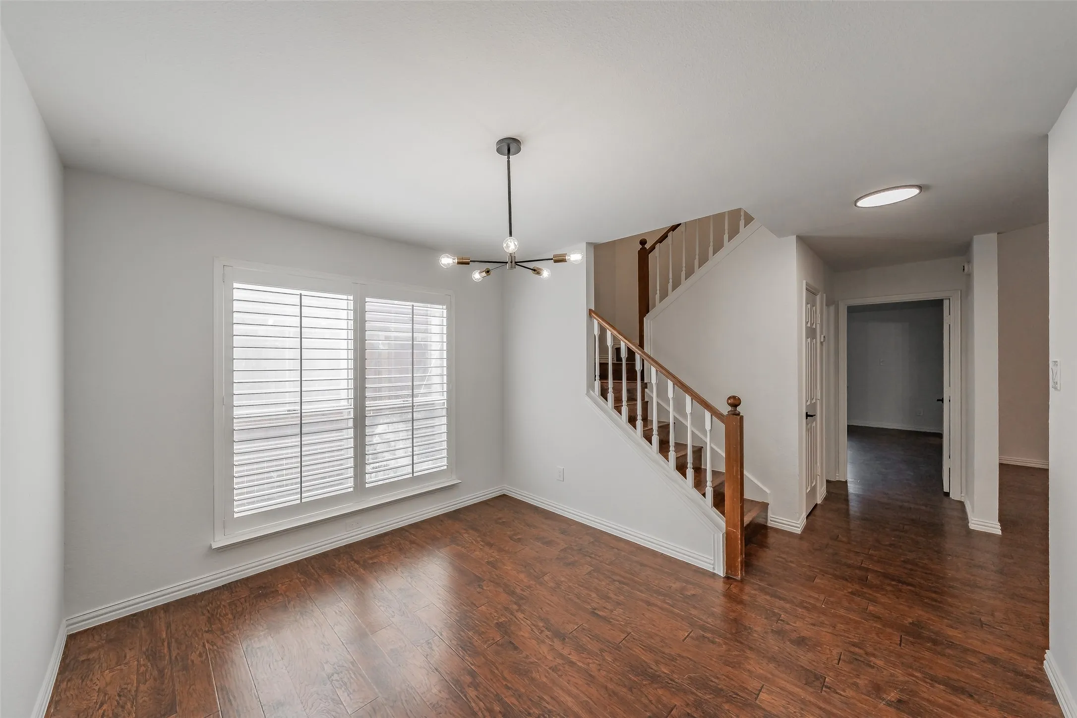 Formal dining room could double as a first floor office