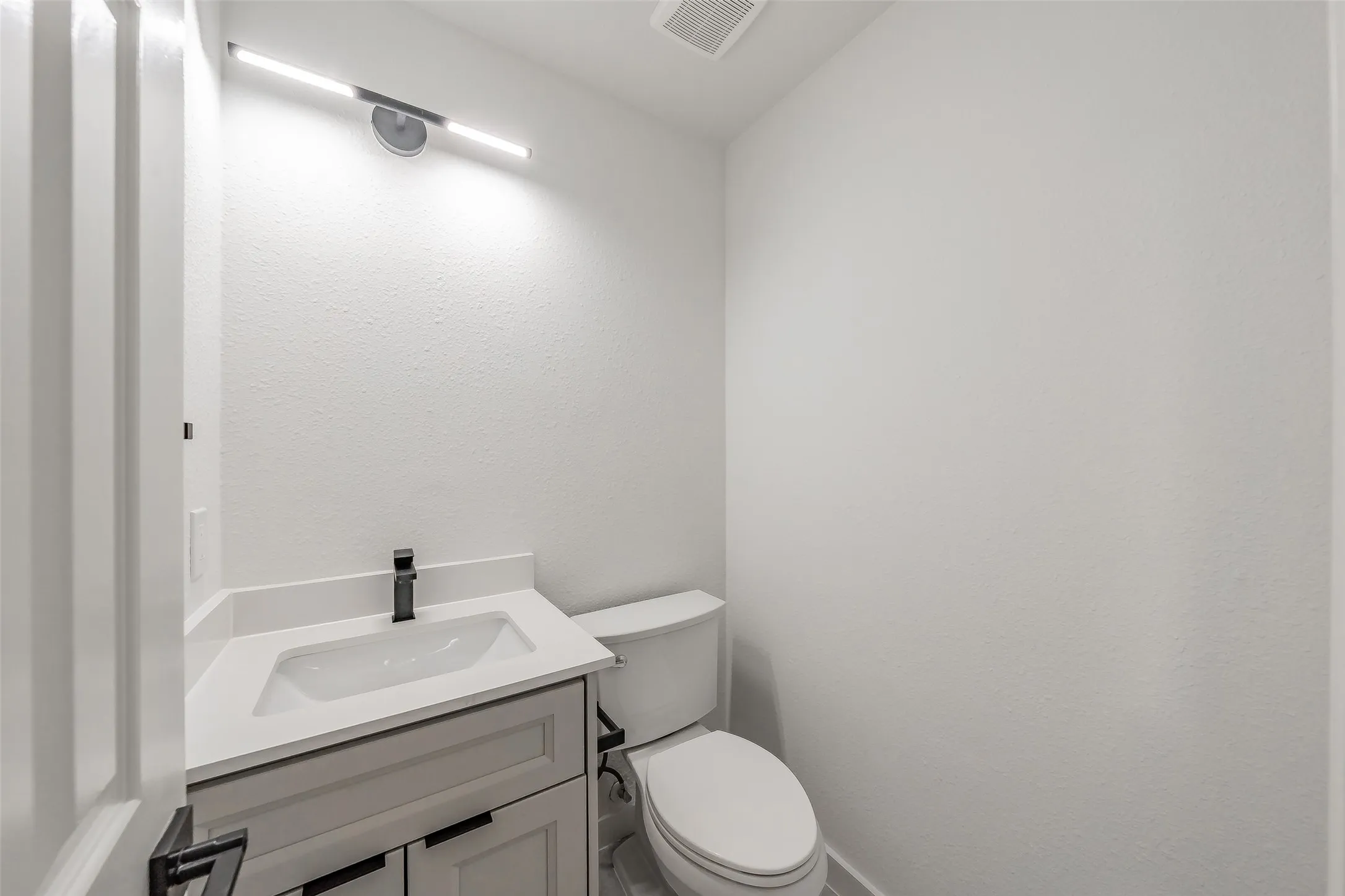 Powder bathroom on first floor