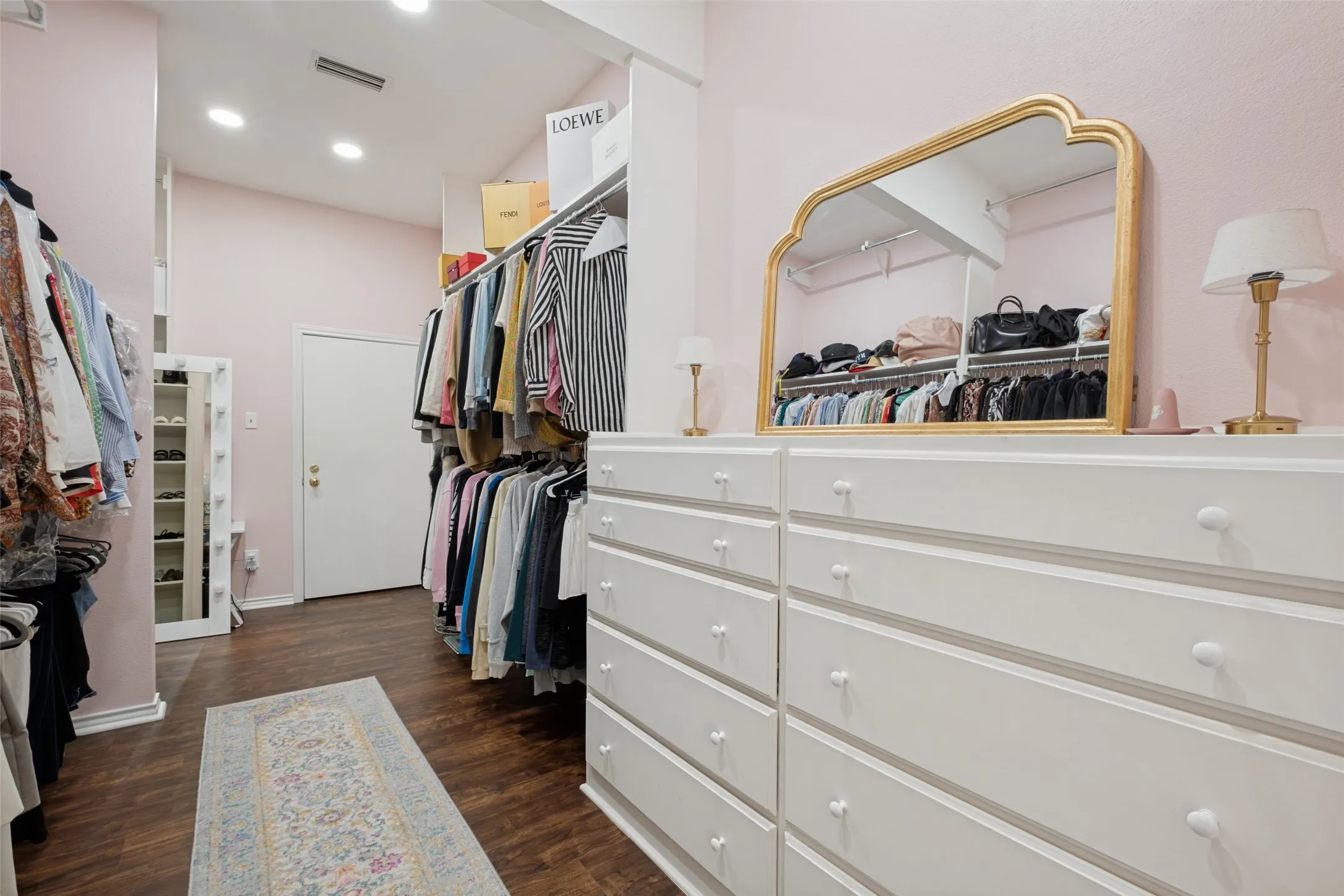One of Two XL Primary Closets for Primary Bedroom