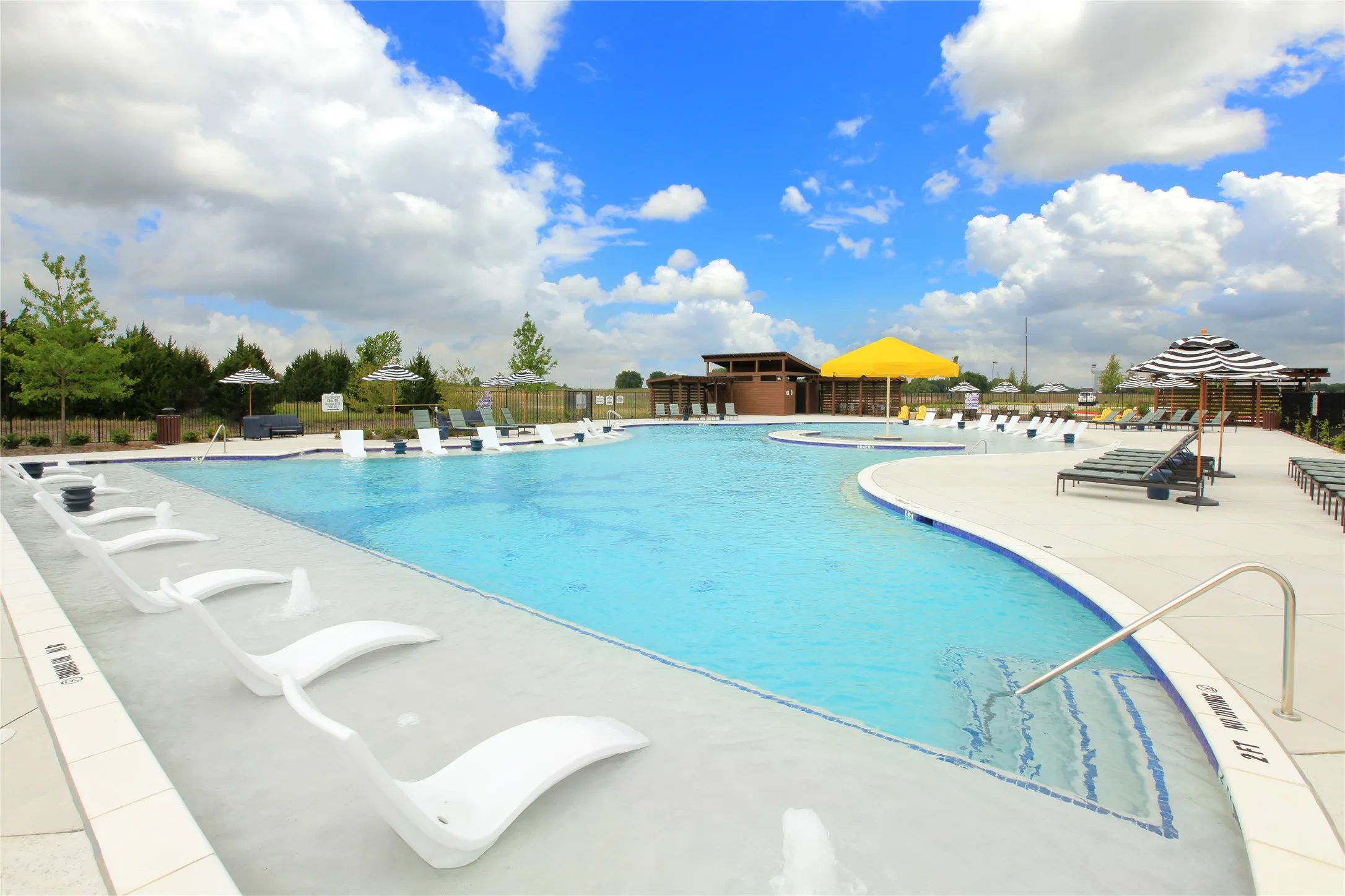 Sparkling pool