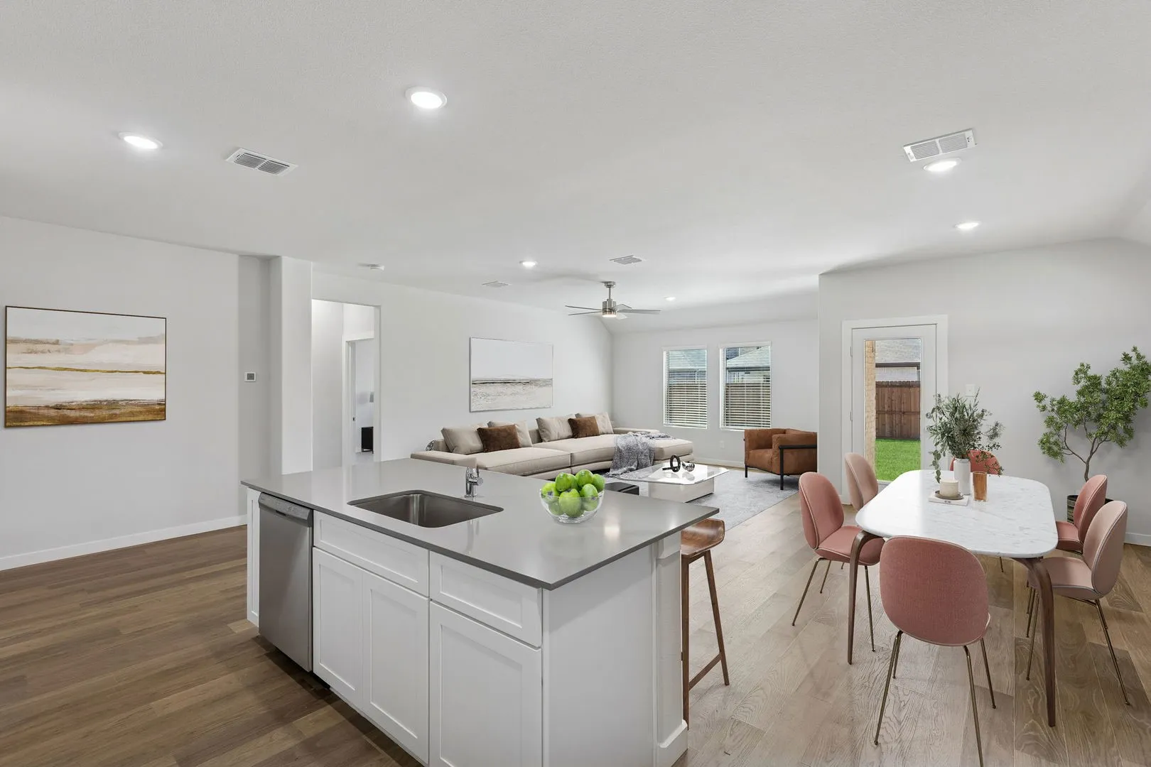 Open Floor Plan in the Harrison home plan by Trophy Signature Homes – REPRESENTATIVE PHOTO