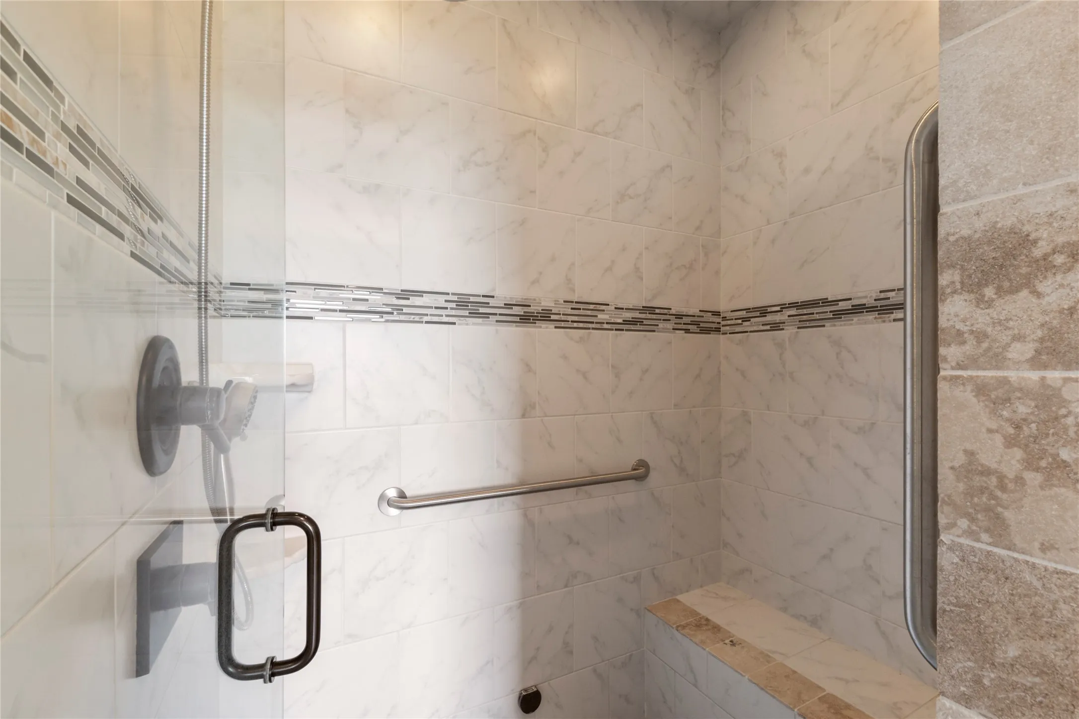 Primary walk in shower