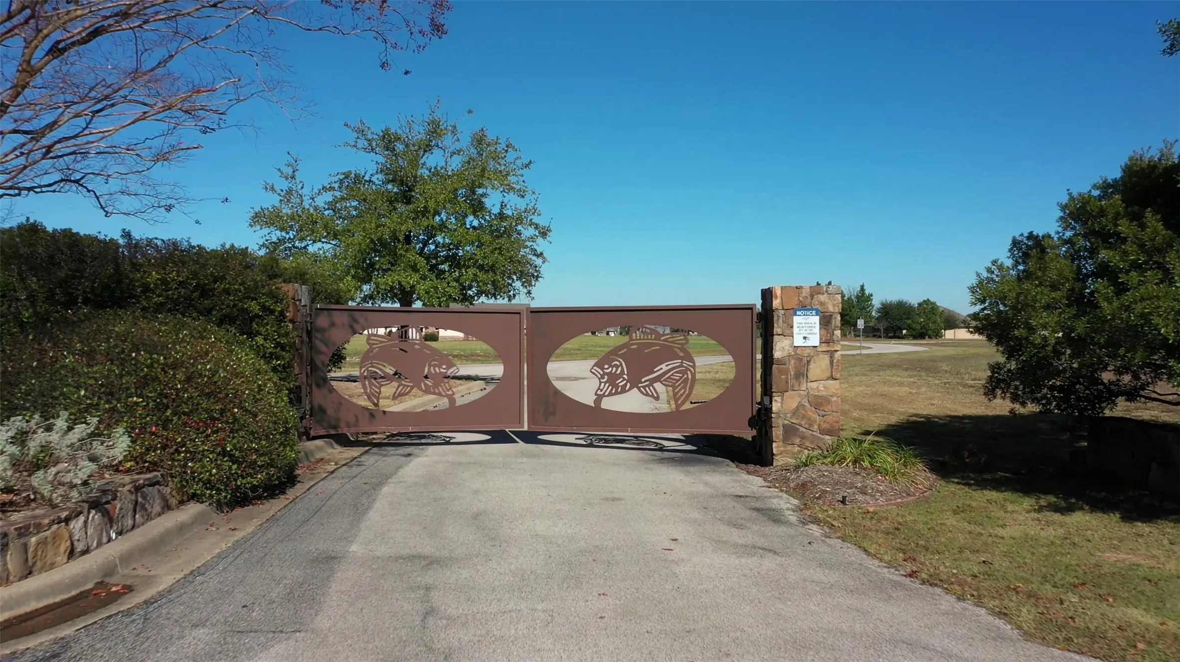 Gated entry into neighborhood