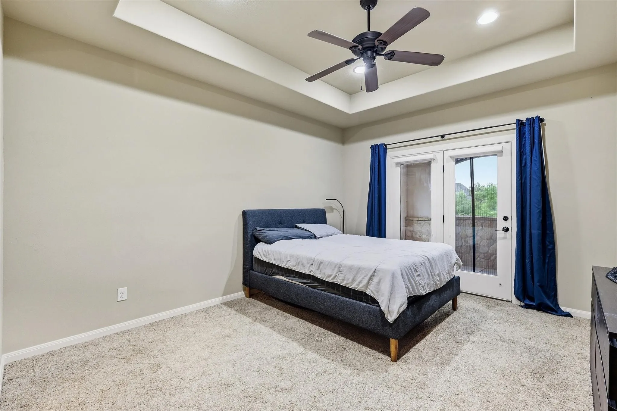 Bedroom 3 up with access to front balcony
