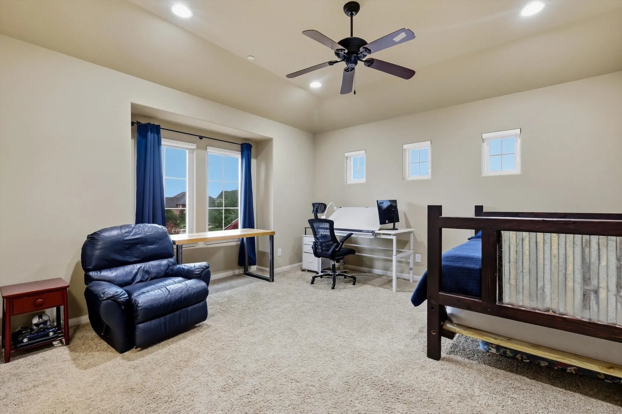 Bedroom 4 with ensuite bath & walk in closet