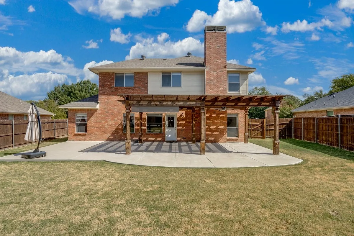 with Huge pergola & patio
