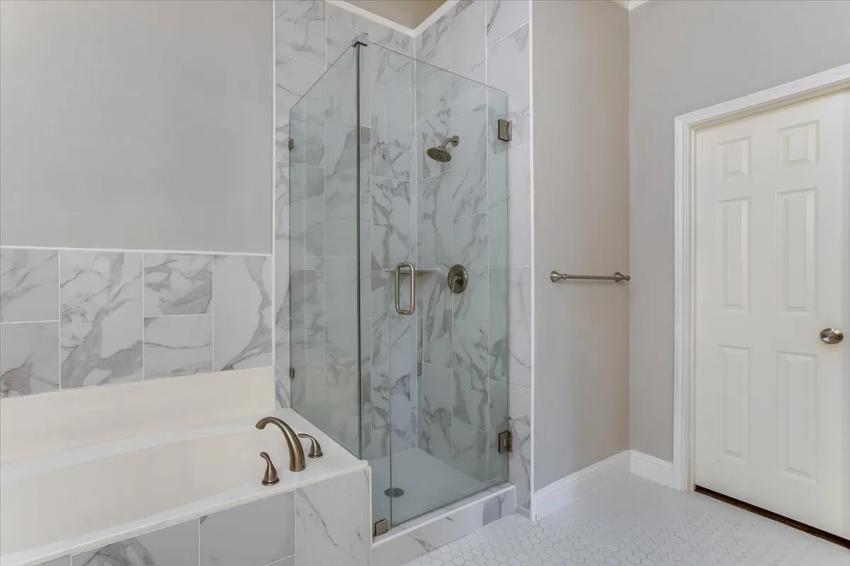 Primary bathroom with separate shower & tub