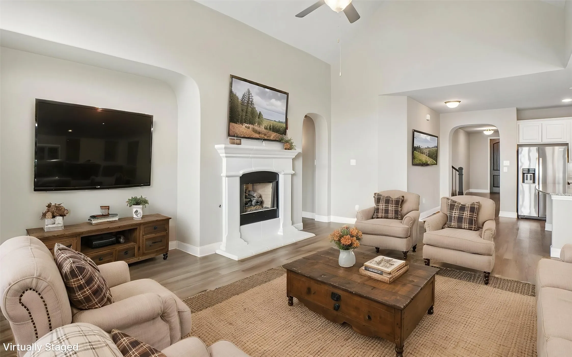 Living Room - Virtually Staged