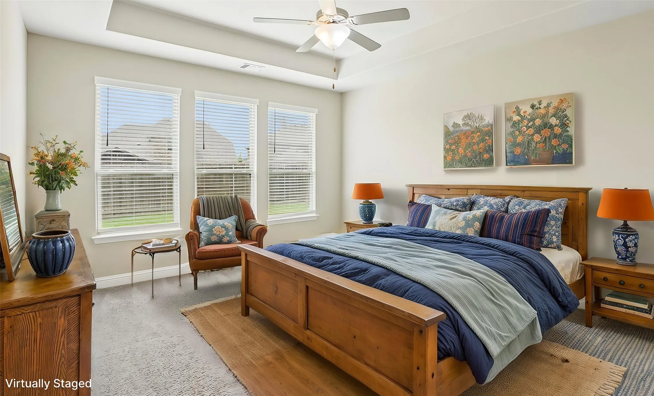 Master Bedroom - Virtually Staged