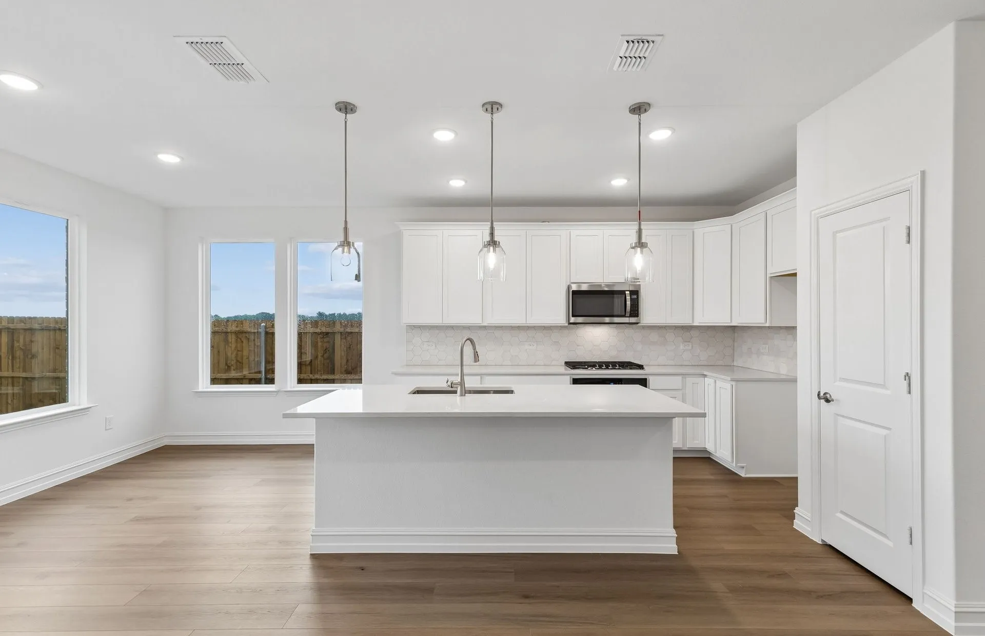 *Floorplan representation, not actual home - Spacious kitchen with eat-in bartop island
