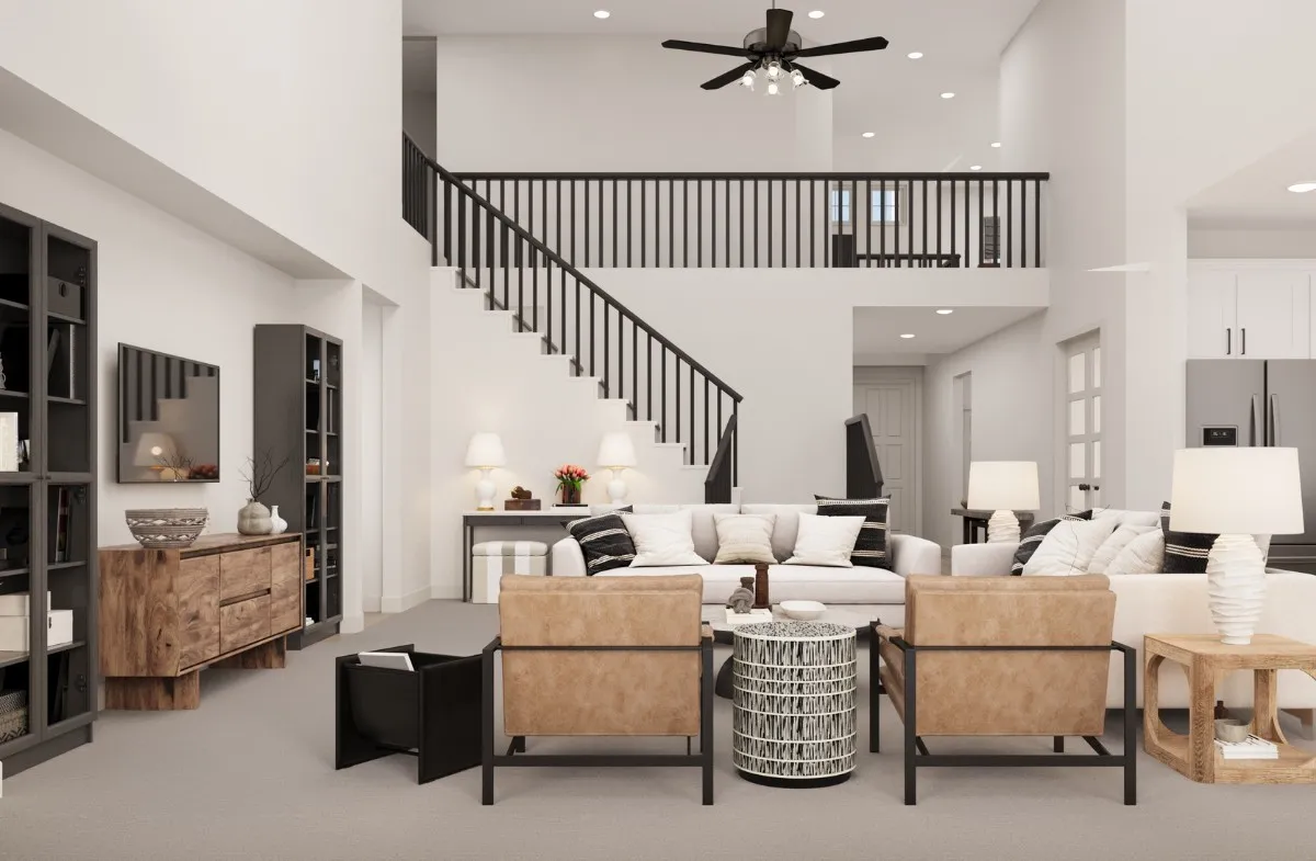 Golf & Yacht Club Northcliffe floorplan. This is not an actual photo of the Northcliffe floorplan but is a rendering