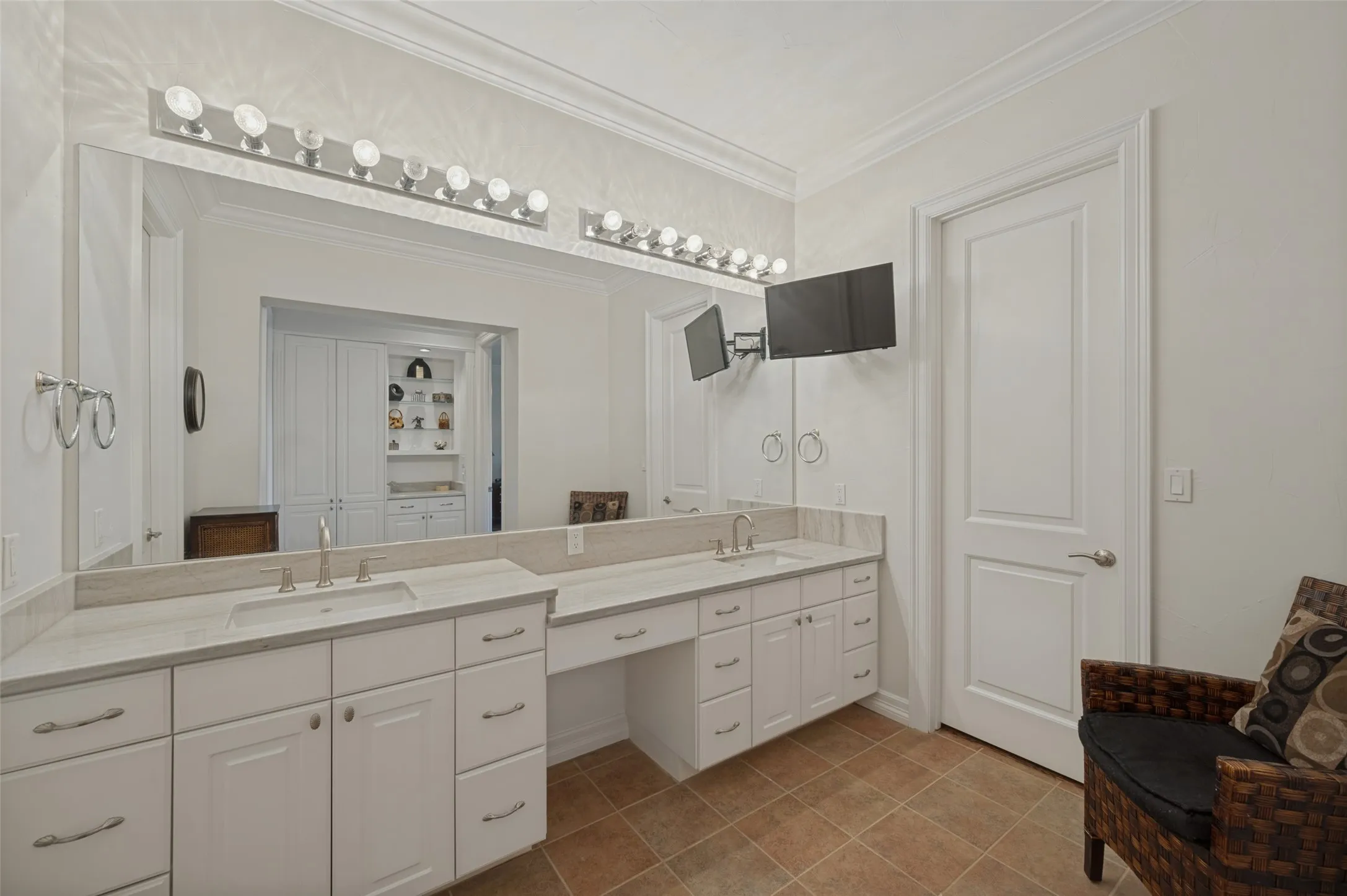 Primary Bathroom with His & Her closets