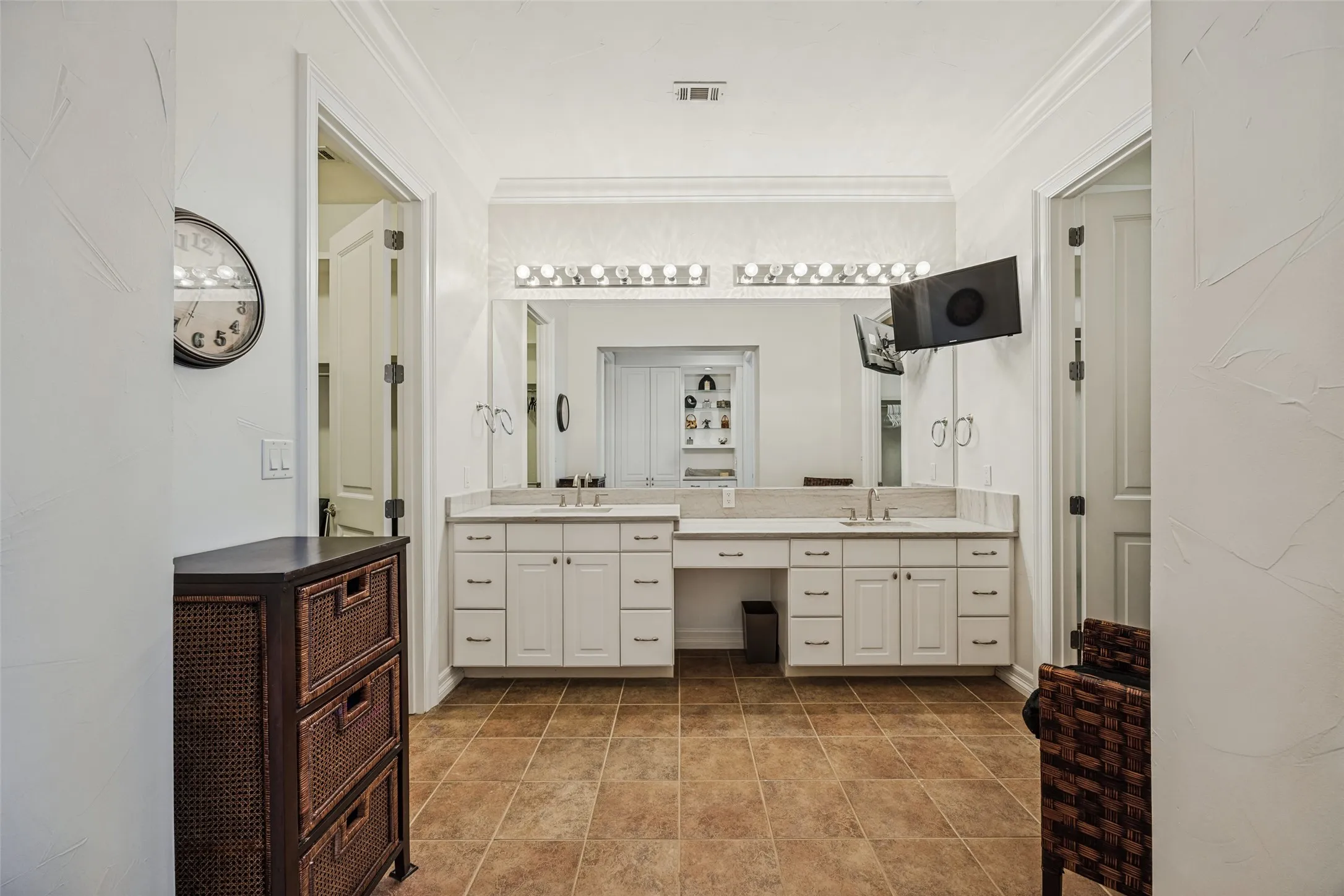 Primary Bathroom with His & Her closets