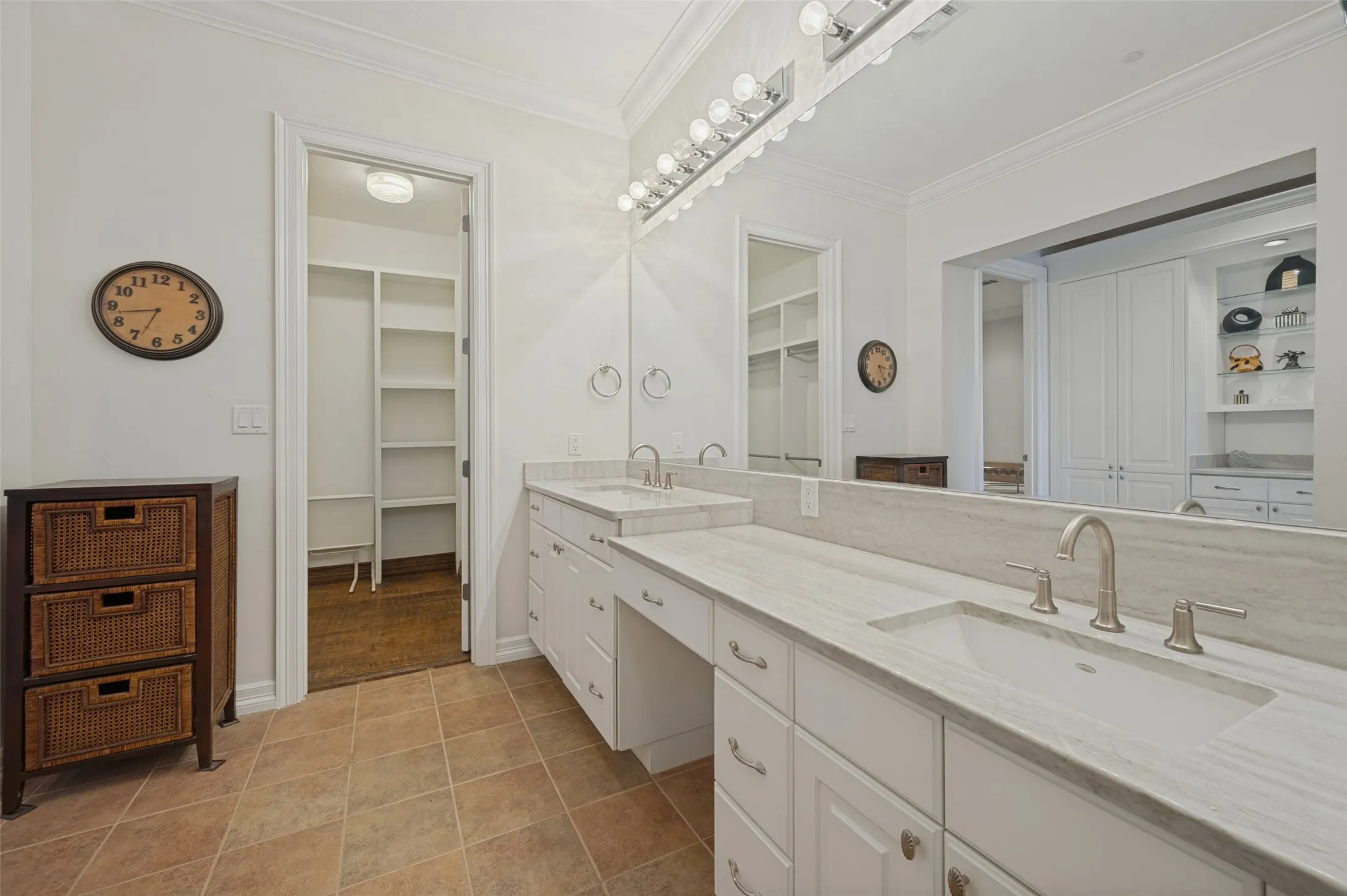 Primary Bathroom with His & Her closets